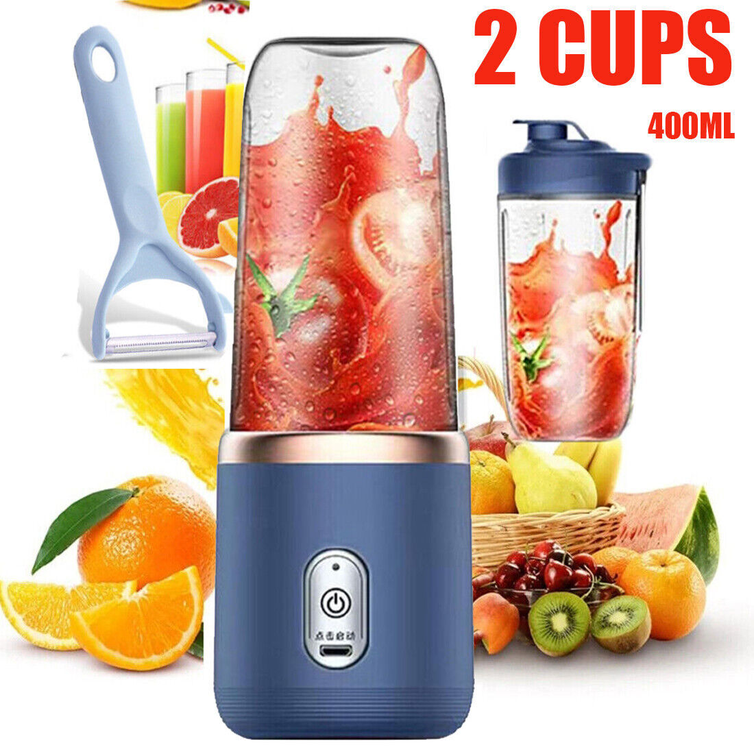 Travel-Friendly Smoothie Blender USB