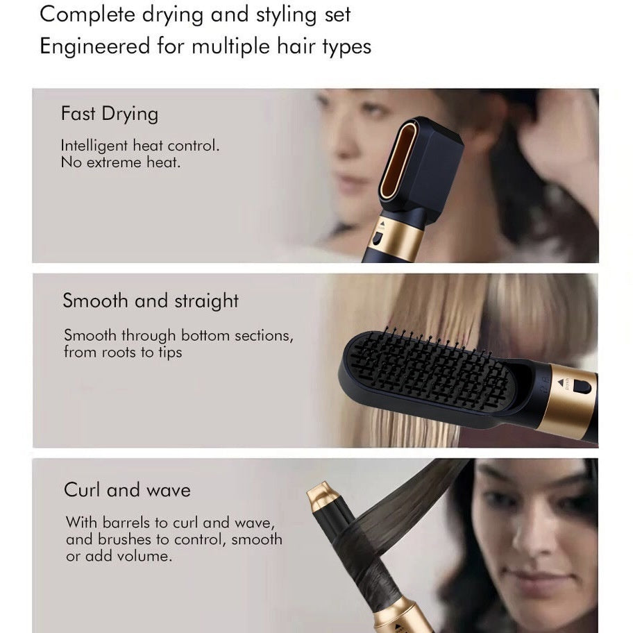 Six-in-one Hair Curler Hot Air Comb Multi-function Hair Dryer