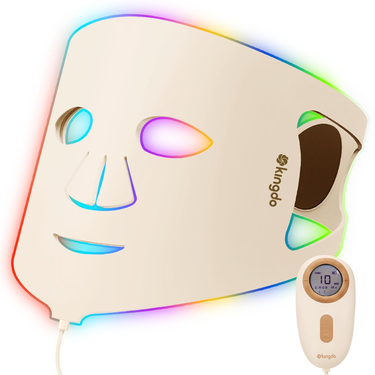 Rechargeable 7-Color LED Therapy Face Mask