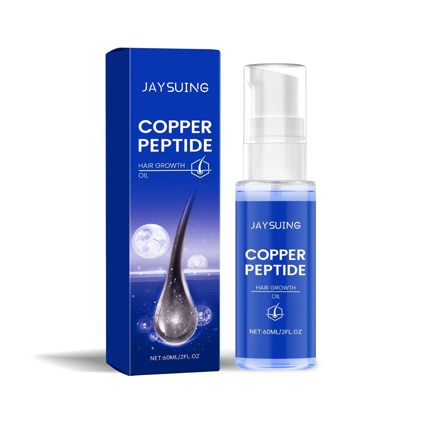 Copper Peptide Hair Follicle Rejuvenation Essential Oil, Shampoo, Serum, Spray