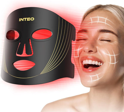 Portable 3-Mode LED Red Light Face Mask