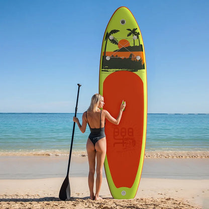 🌊 Ride the Wave Anywhere with Our Standing Inflatable Surfboard! 🏄‍♀️💨