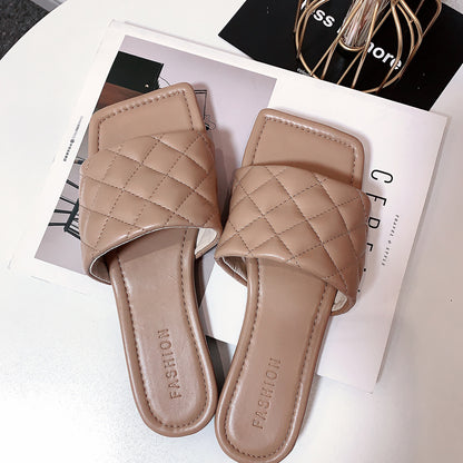 Flip flop flat shoes
