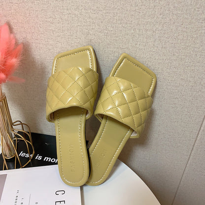 Flip flop flat shoes
