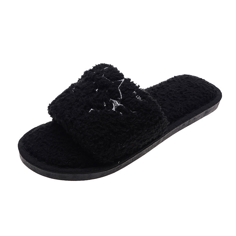 Women's Home Cat Flat Warm Flip Flop